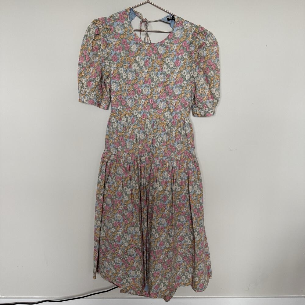 Anthropologie En Saison Women Cottagecore Dress Large Midi Peasant Boho Romantic - Picture 2 of 8